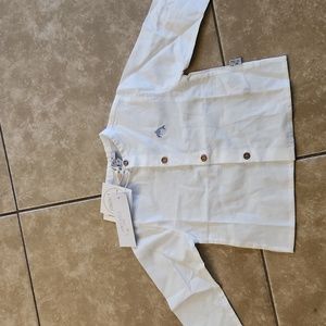 B.S. organic cotton white shirt
